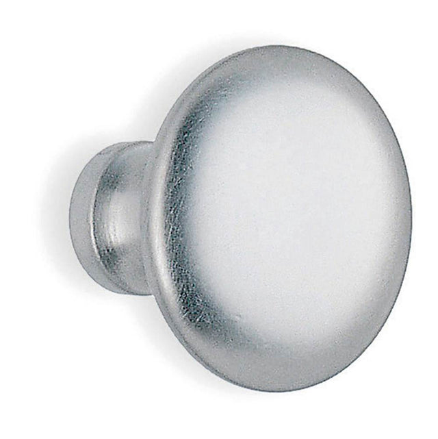 Smedbo - Plain Round Knob 1 1/2'' Bc. - Brushed Chrome