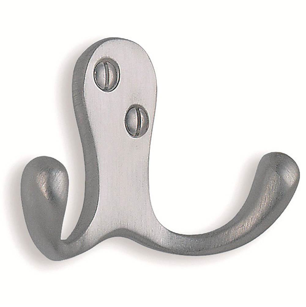 Smedbo - Double Coat Hook 1 3/4'', Bc - Brushed Chrome