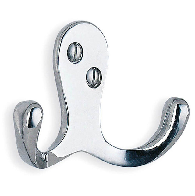 Smedbo - Double Coat Hook 1 3/4'', Pc - Polished Chrome