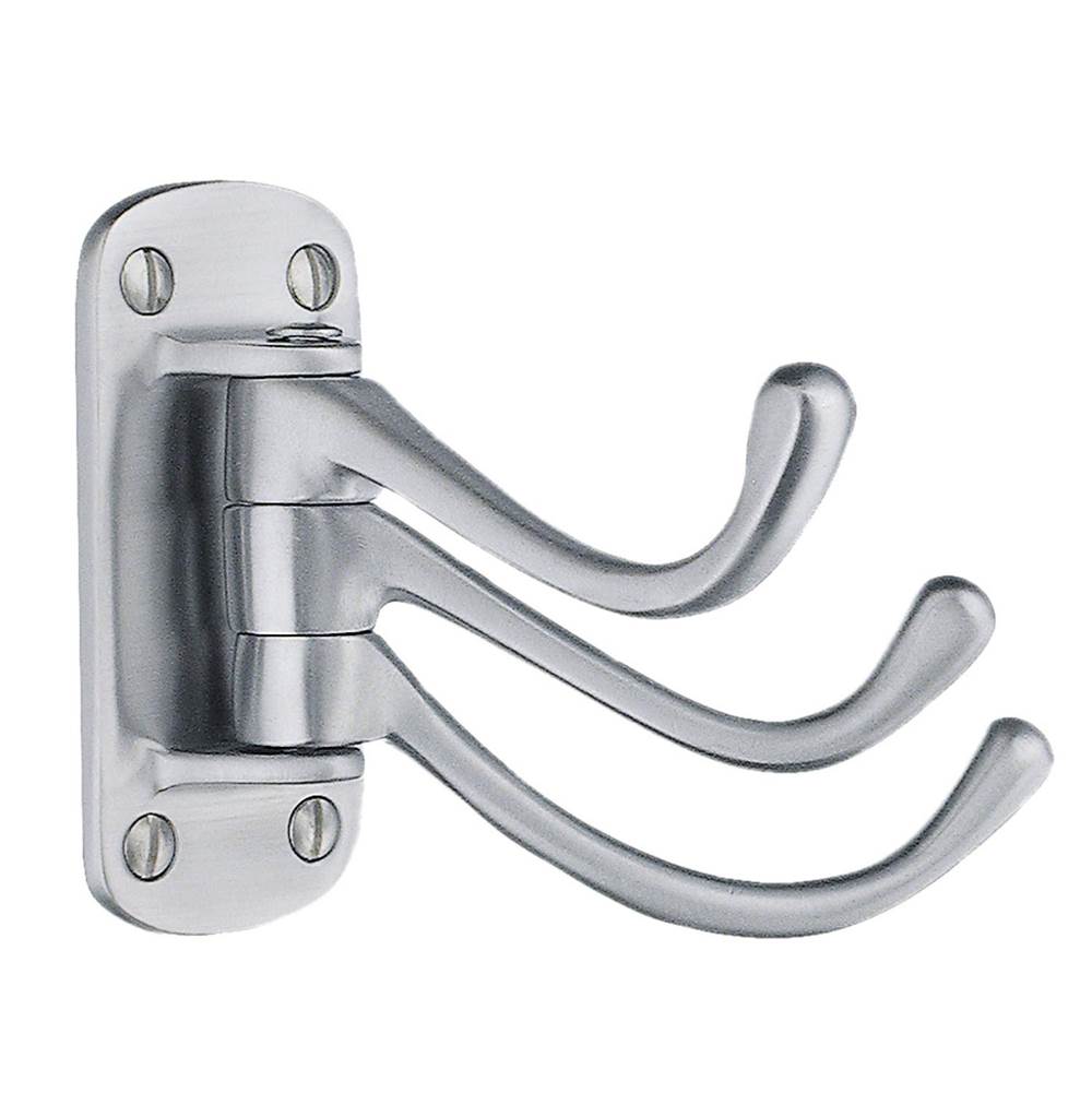 Smedbo - Triple Coat Hook3 1/4'' Br Ch - Brushed Chrome