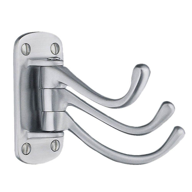 Smedbo - Triple Coat Hook3 1/4'' Br Ch - Brushed Chrome