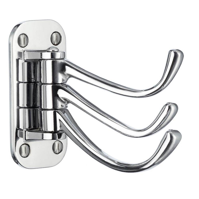 Smedbo - Triple Coat Hook 3 1/4'' Pc - Polished Chrome