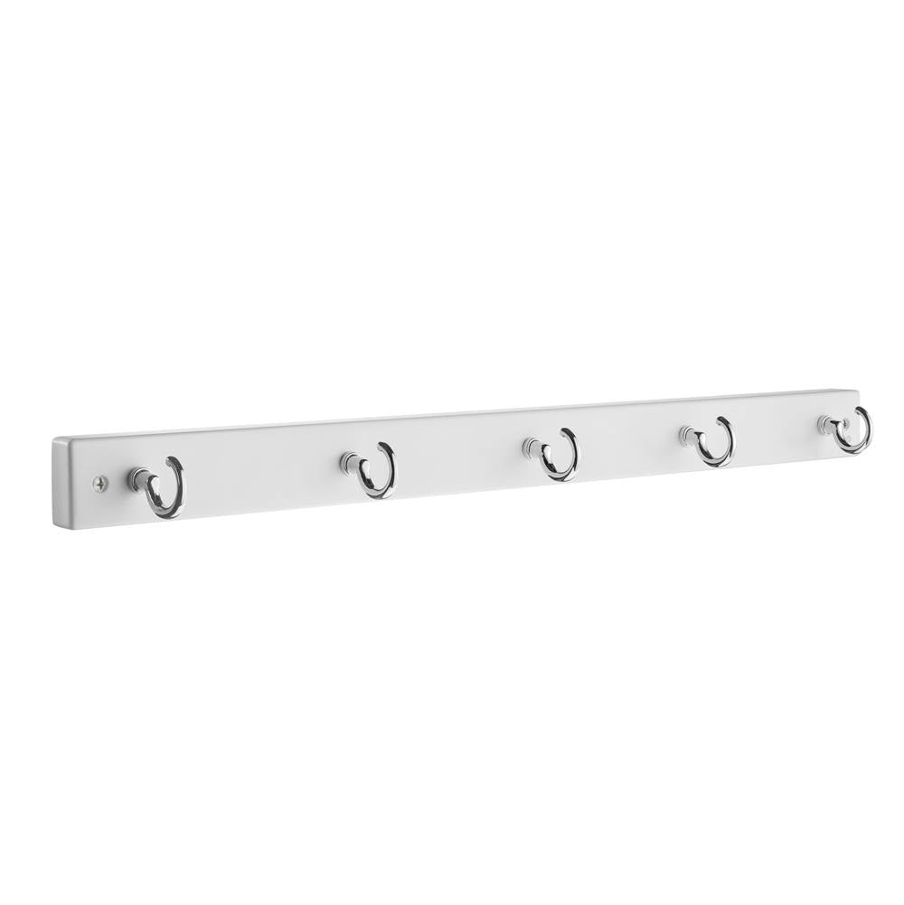 Smedbo - Rack 5 Hook Polished Chrome/White Mdf