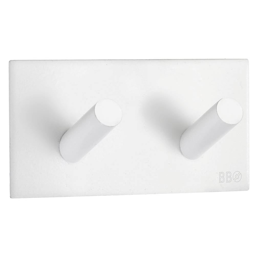 Smedbo - Self-Adhesive Hook White Stainless Steel - White Stainless Steel