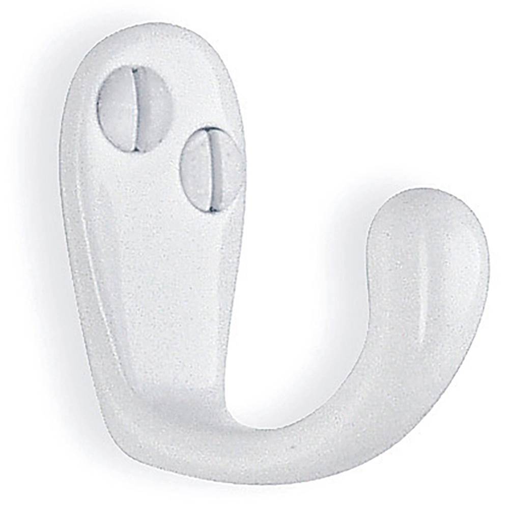 Smedbo - Single Coat Hook 1 1/2'' White - White