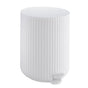 Smedbo - Pedal Bin, 1 Gal Soft Close- White Polyresin - White
