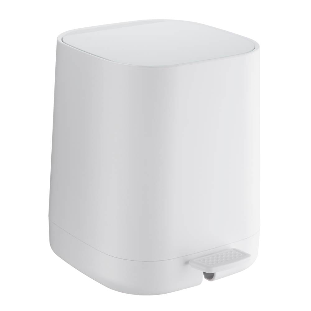 Smedbo - Pedal Waste Bin- White Soft Close Lid - White