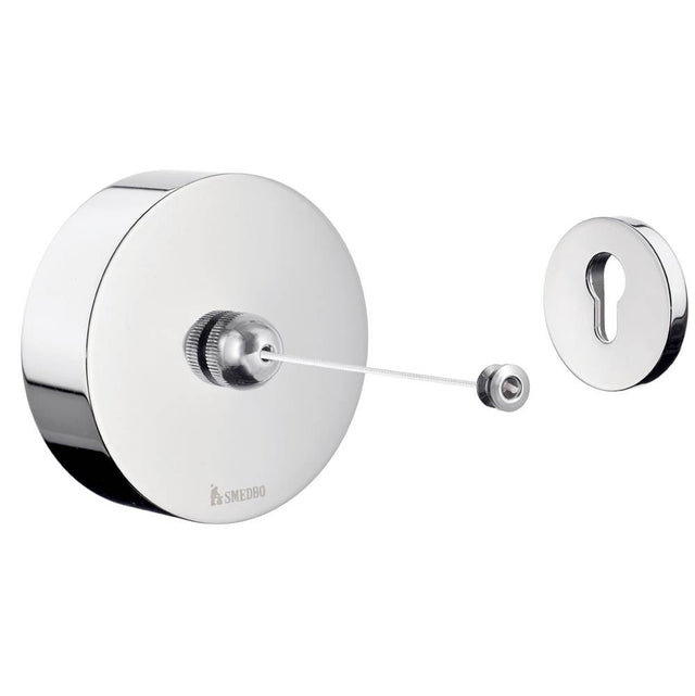 Smedbo - Retractable Clothes Line Length 8 Ft Pc - Polished Chrome