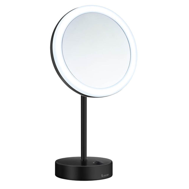 Smedbo - LED battery operated Make-up mirror - Matt Black