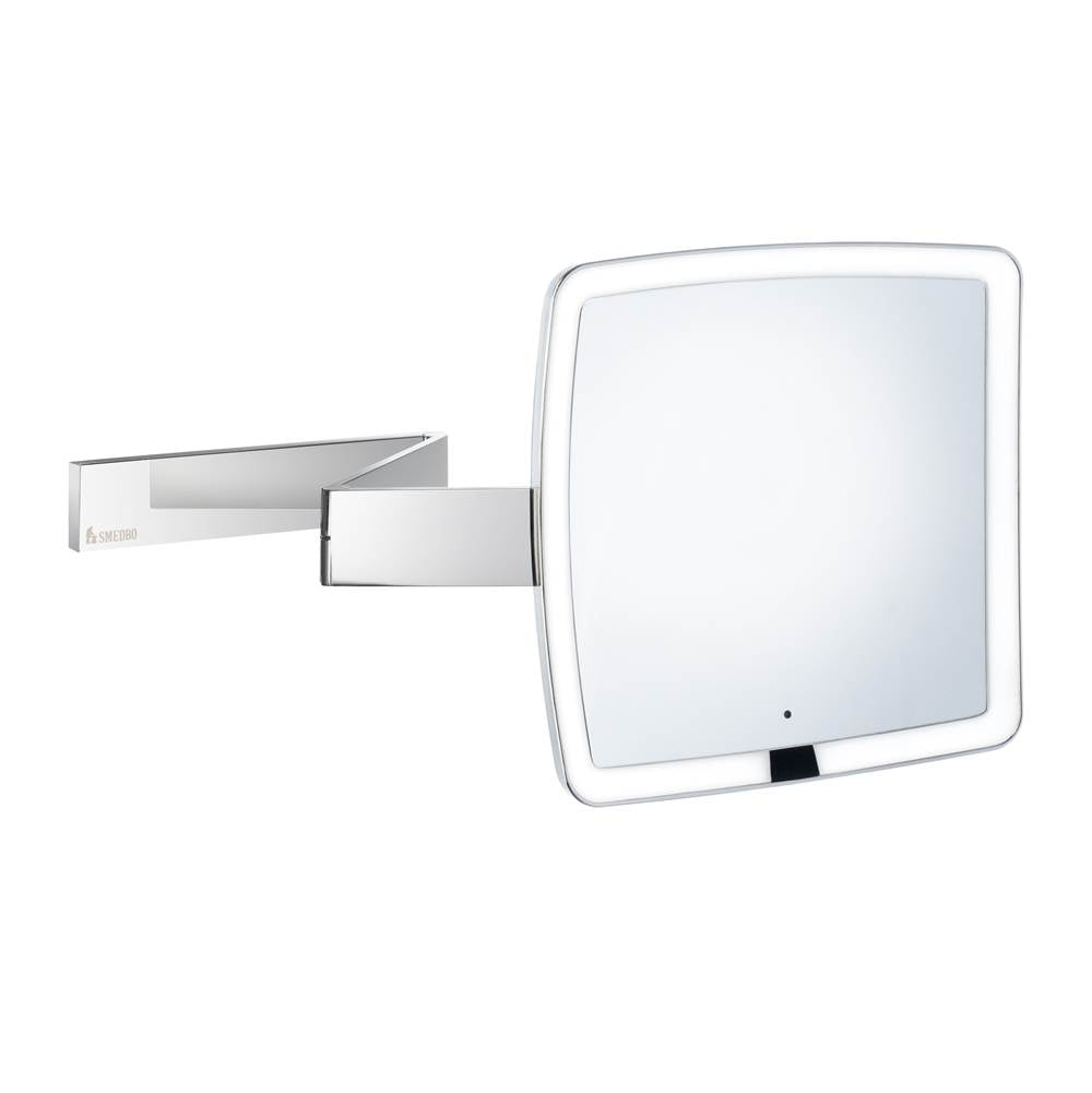 Smedbo - Rechargeable Led Square Make Up Mirror