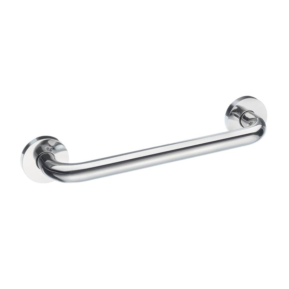 Smedbo - Living Grab Bar- Stainless Steel 1'' Diameter - Length 12'' - Stainless Steel