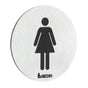 Smedbo - Xtra Restroom Sign Lady Ssb - Brushed Stainless Steel