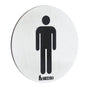 Smedbo - Xtra Restroom Sign Gentleman Ssb - Brushed Stainless Steel