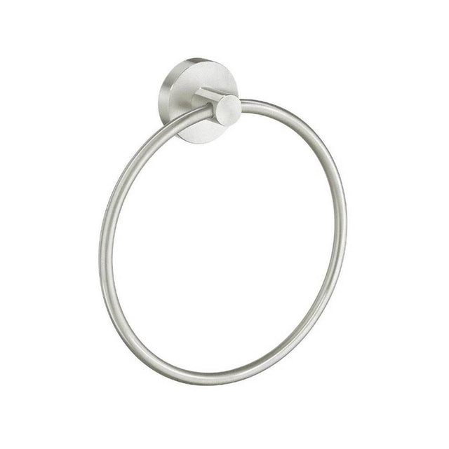 Smedbo - Home Towel Ring - Brushed nickel