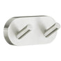 Smedbo - Home Double Towel Hook - Brushed nickel