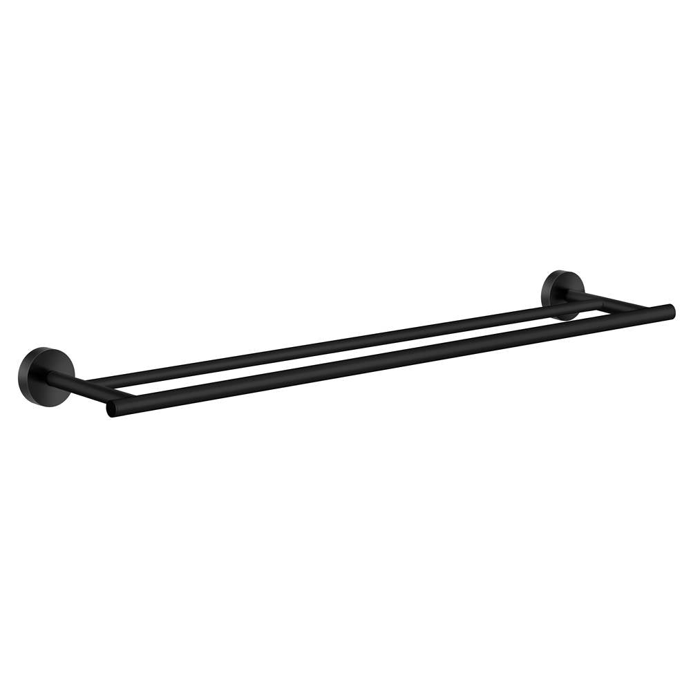 Smedbo - Home Double Towel Rail Black - Matte Black