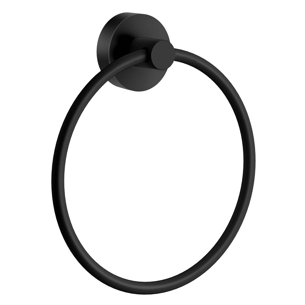 Smedbo - Home Towel Ring Black - Matte Black
