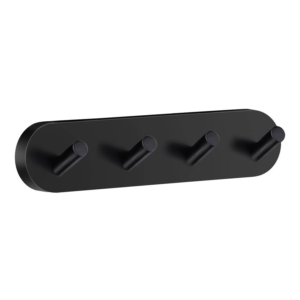 Smedbo - Home Quadruple Hook Black - Matte Black