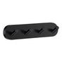 Smedbo - Home Quadruple Hook Black - Matte Black