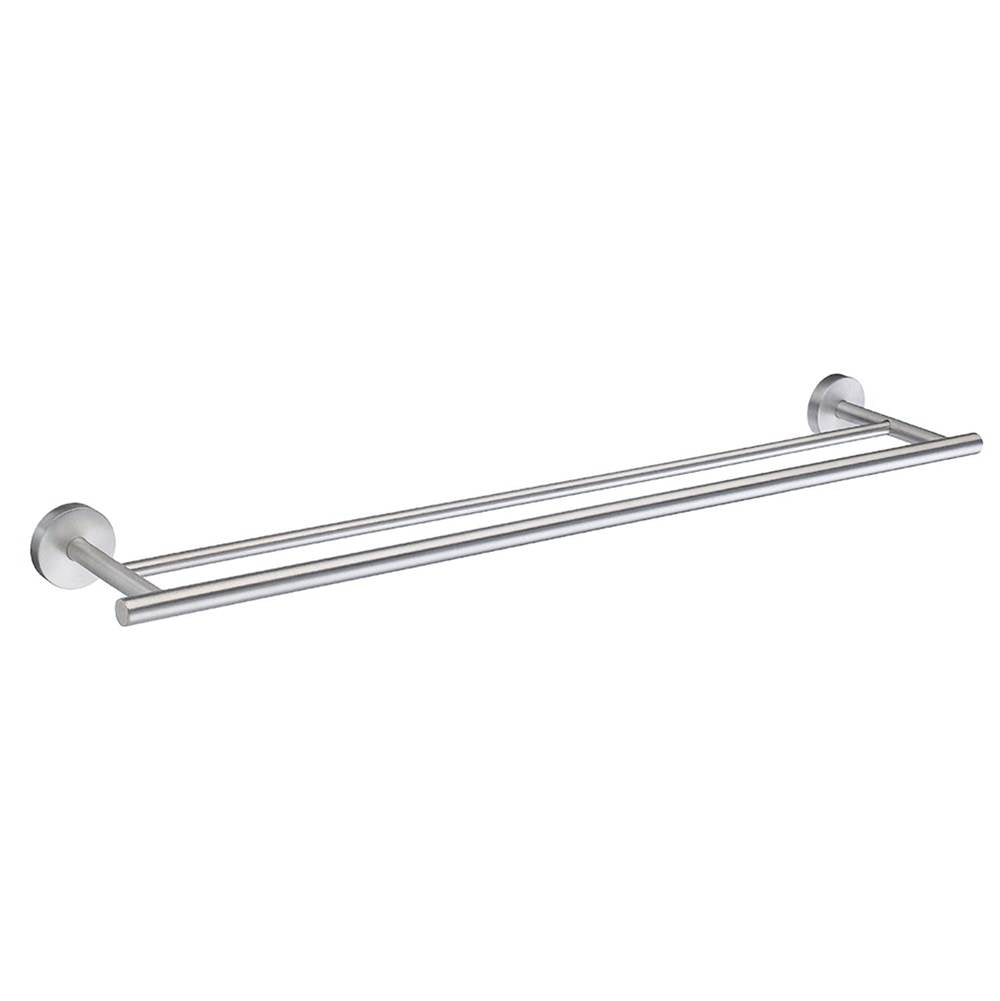 Smedbo - Home Dble Towel Rail 24'' Bc - Brushed Chrome