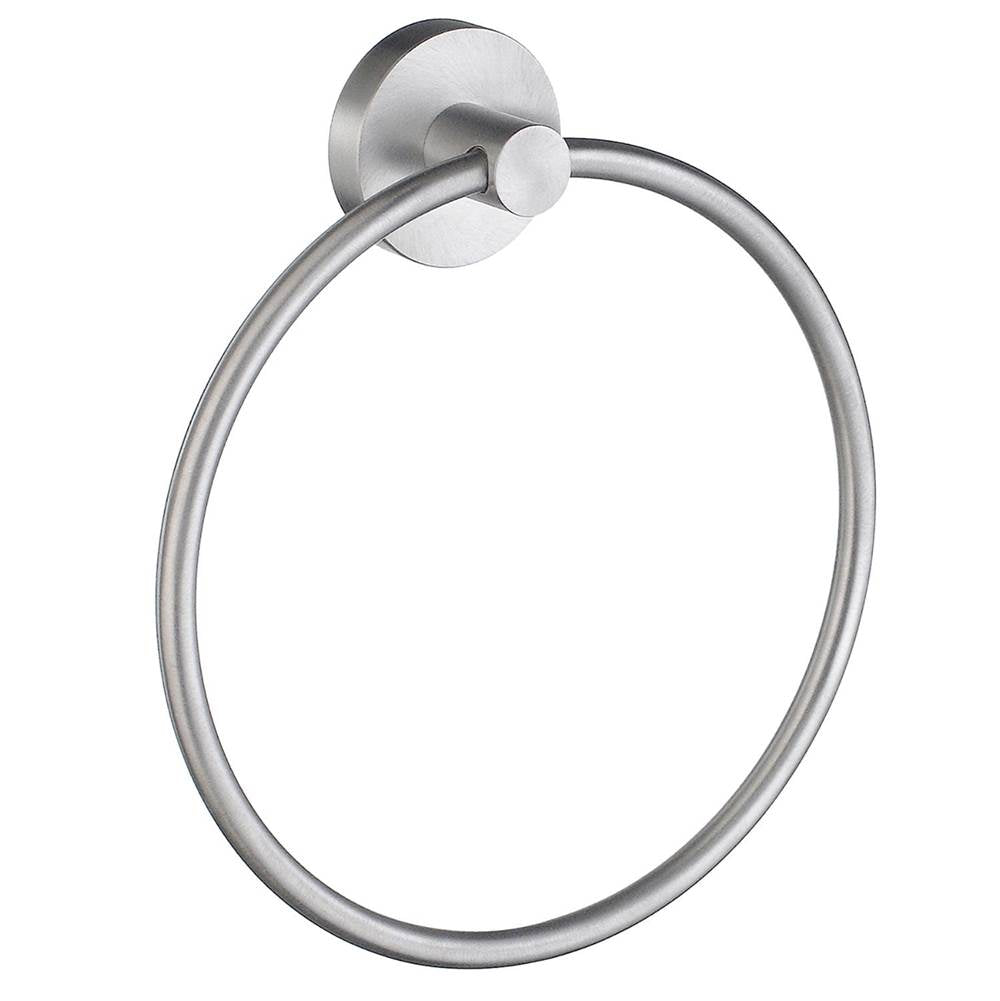 Smedbo - Home 6 3/4'' Towel Ring Bc - Brushed Chrome