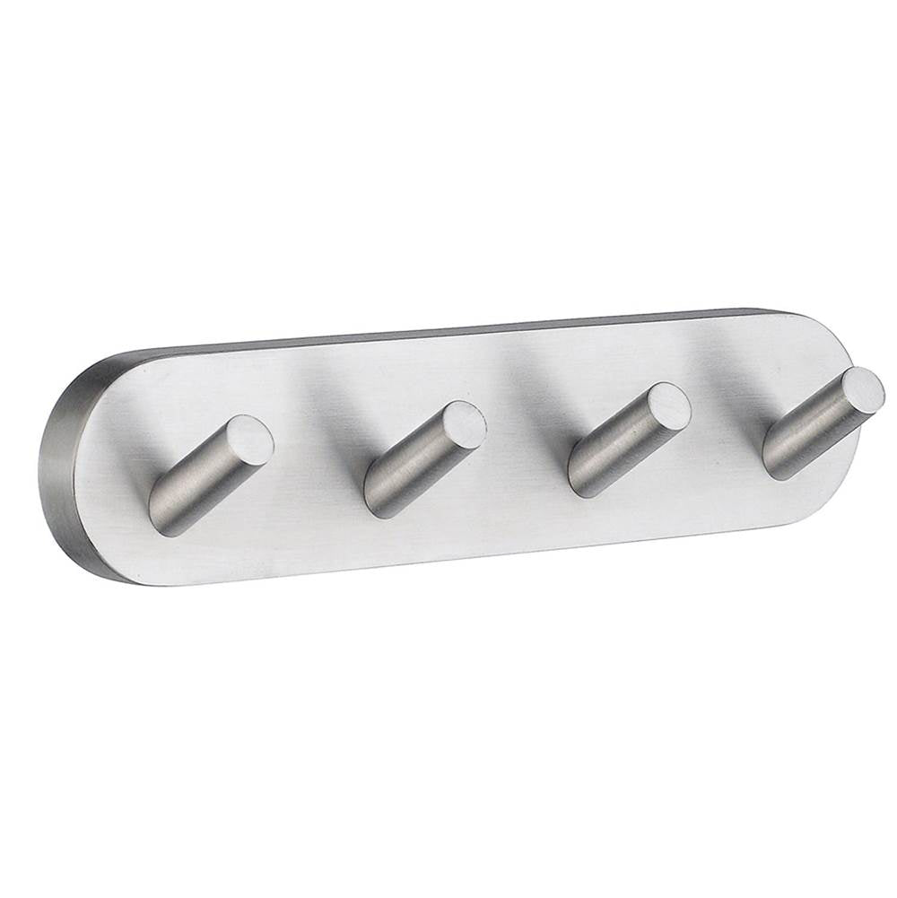 Smedbo - Home Quadriple Hook Bc - Brushed Chrome