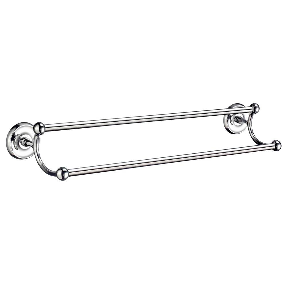 Smedbo - Villa Double Rail 24, Pc - Polished Chrome