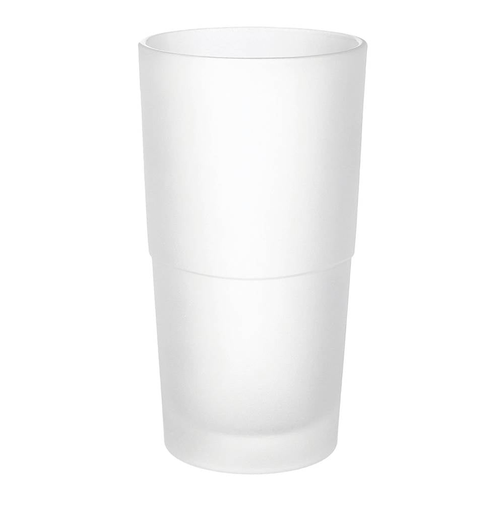 Smedbo - Glass Container For Toilet.Brush - Frosted Glass