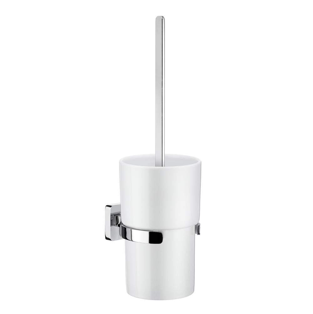 Smedbo - ICE Toilet Brush incl. Container - Polished Chrome Porcelain