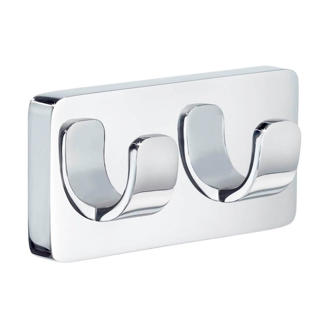 Smedbo - ICE Double Towel Hook - Polished Chrome