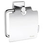 Smedbo - House Roll Hldr W/Lid Pc - Polished Chrome