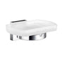 Smedbo - House Soap Dish Frstd Glass Pc - Polished Chrome