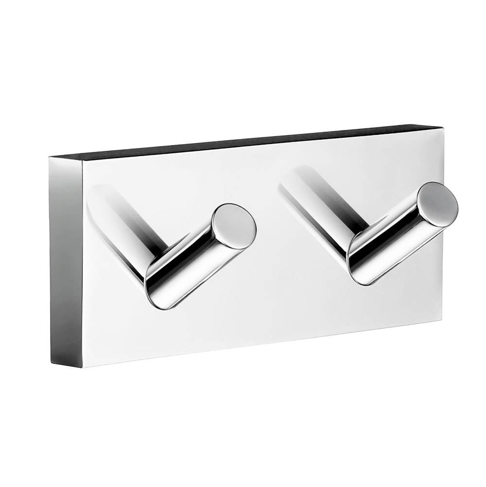 Smedbo - House Dbl Towel Hook Pc - Polished Chrome
