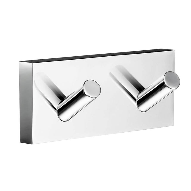 Smedbo - House Dbl Towel Hook Pc - Polished Chrome