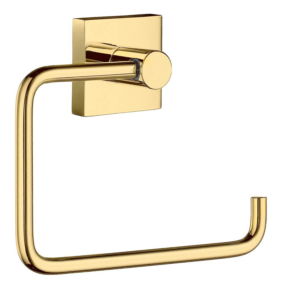 Smedbo - HOUSE EURO STYLE TOILET PAPER HOLDER POLISHED BRASS - Polished Brass