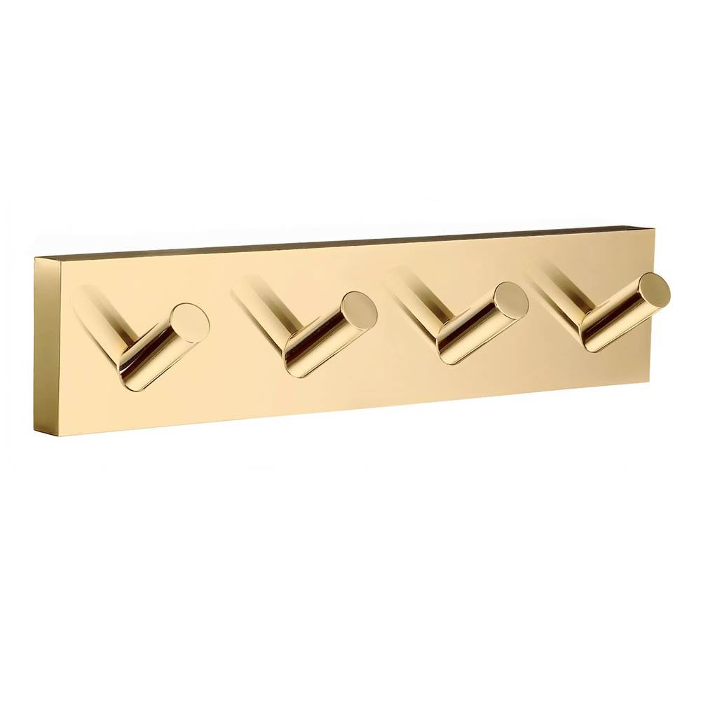 Smedbo - HOUSE QUAD HOOK POLISHED BRASS - Polished Brass