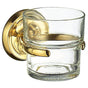 Smedbo - Villa Holder +Tumbler, Pb - Polished Brass