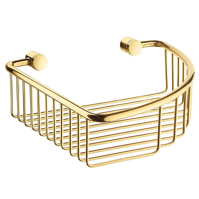 Smedbo - Villa Corner Basket, Pb - Polished Brass