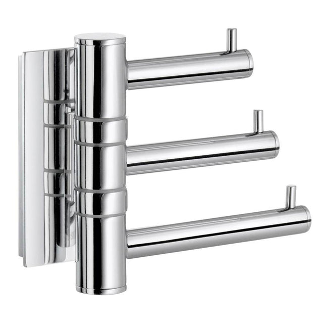 Smedbo - Pool Swing Arm Triple Hook - Polished Chrome