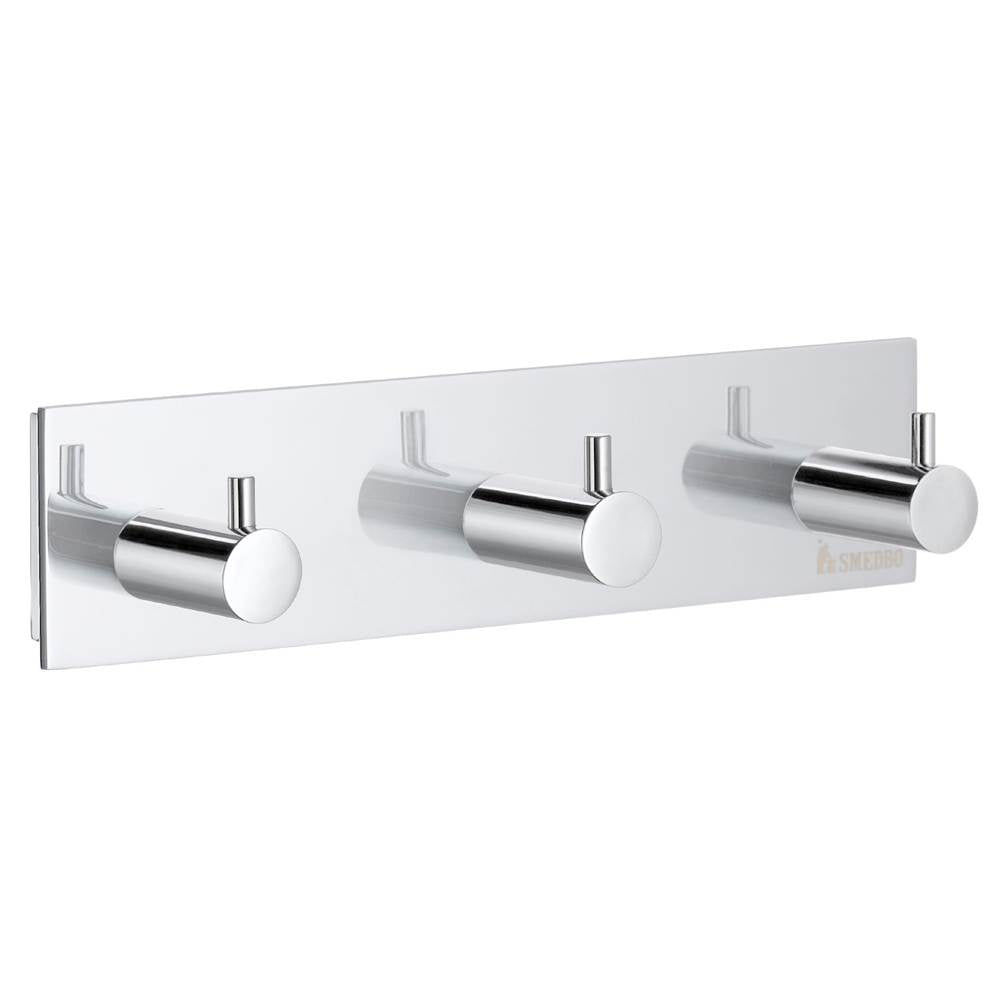 Smedbo - Pool Triple Towel Hook - Polished Chrome