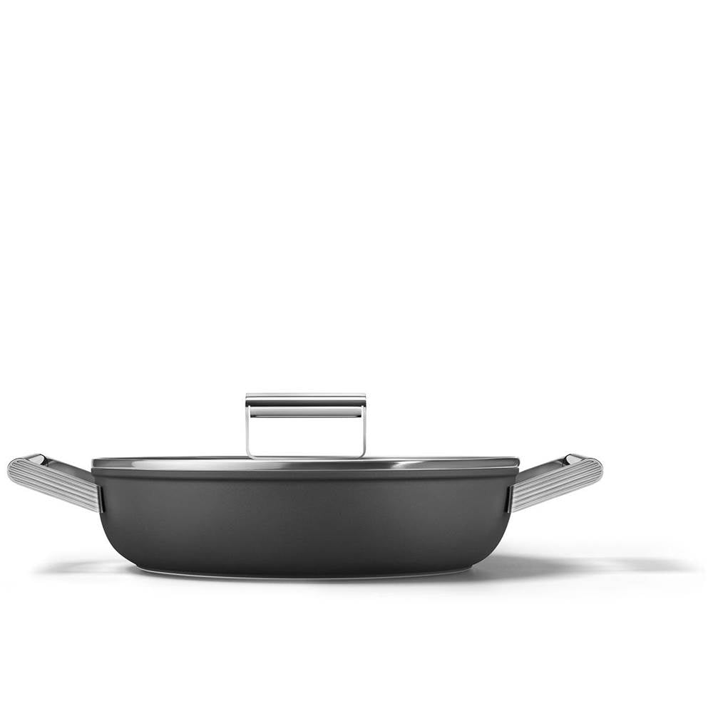 Smeg USA - Smeg 4Qt Deep Pan W/11'' Lid - Black