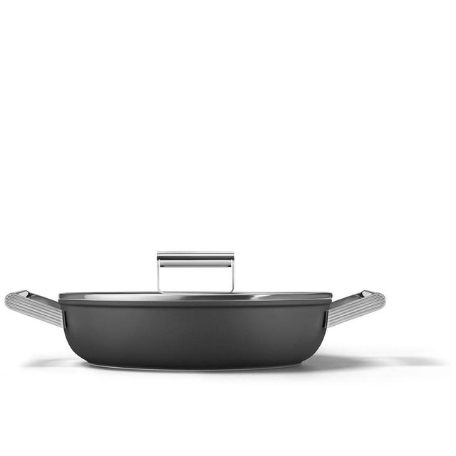 Smeg USA - Smeg 4Qt Deep Pan W/11'' Lid - Black