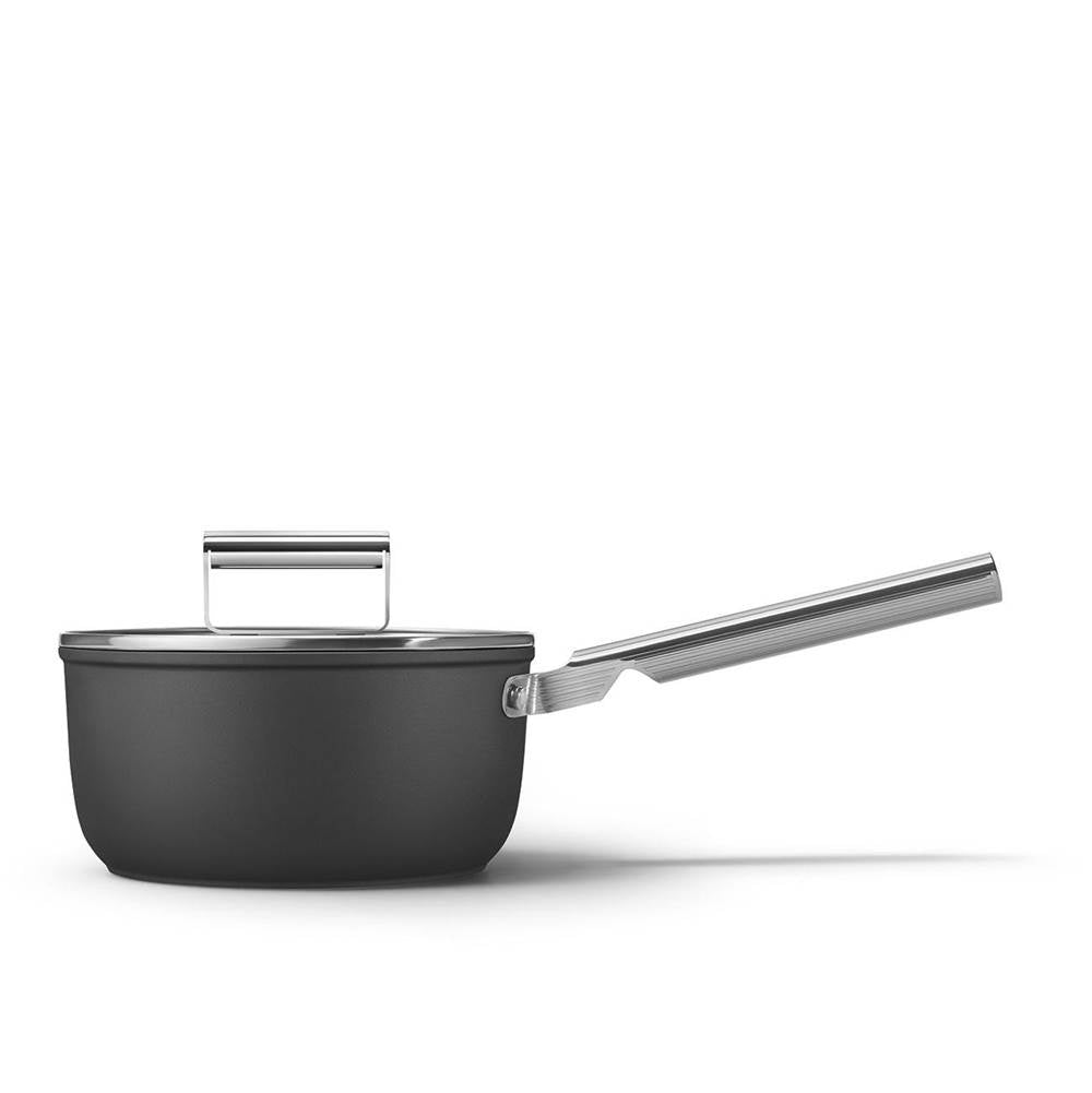 Smeg USA - Smeg 3Qt Sauce Pan - Black