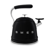 50's Retro Style Aesthetic Whistling Kettle In Black