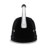 50's Retro Style Aesthetic Whistling Kettle In Black