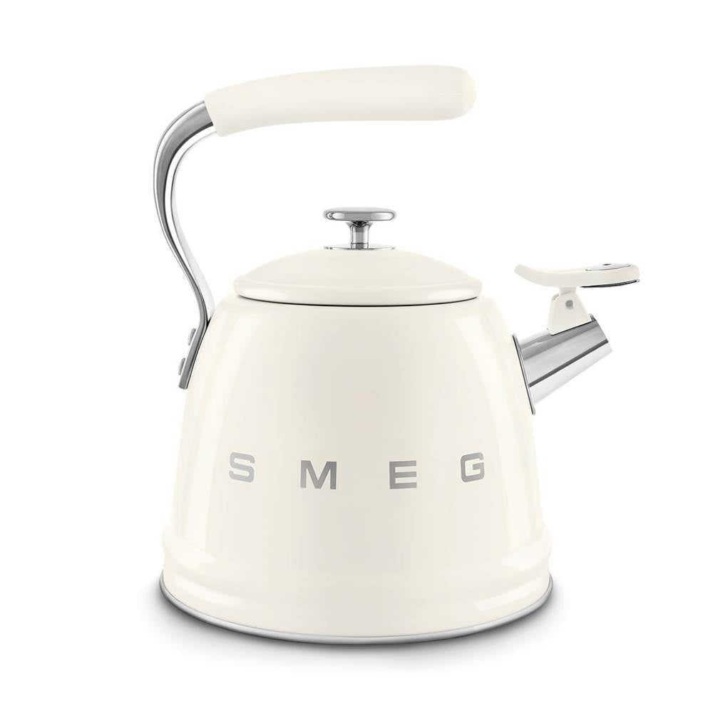50's Retro Style Aesthetic Whistling Kettle In Black