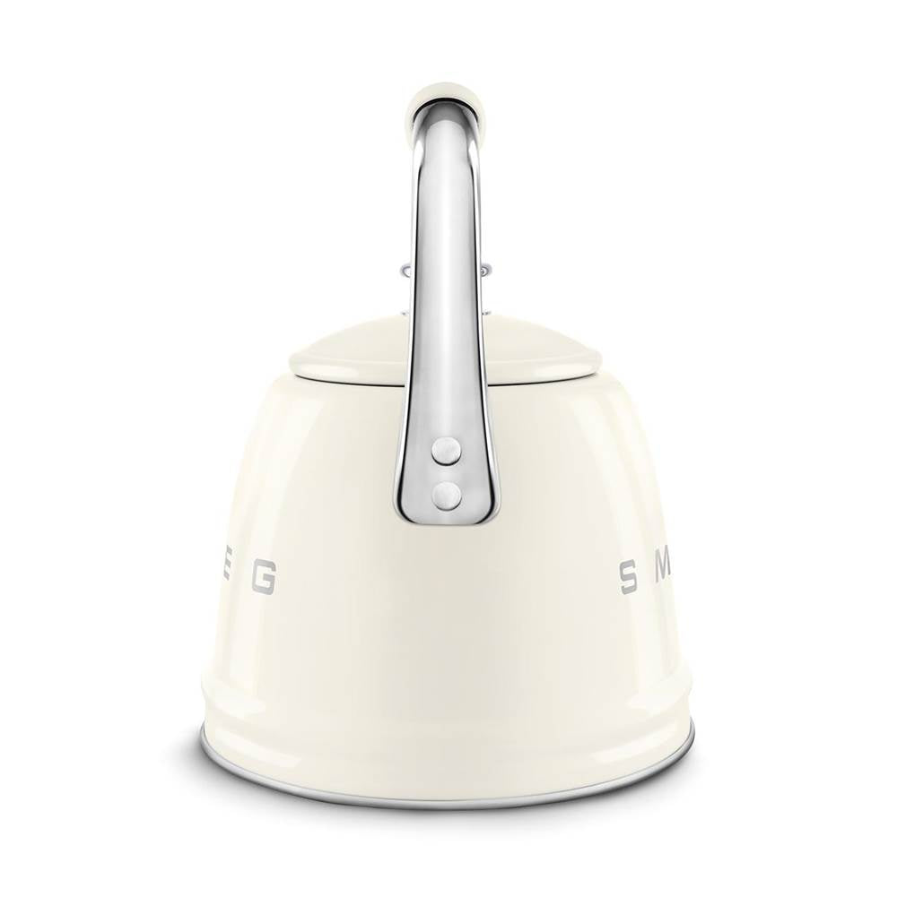 50's Retro Style Aesthetic Whistling Kettle In Black