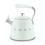 Smeg USA - 50's Retro Style Aesthetic Whistling Kettle In Pastel Green - Pastel Green