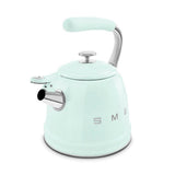 50's Retro Style Aesthetic Whistling Kettle In Black