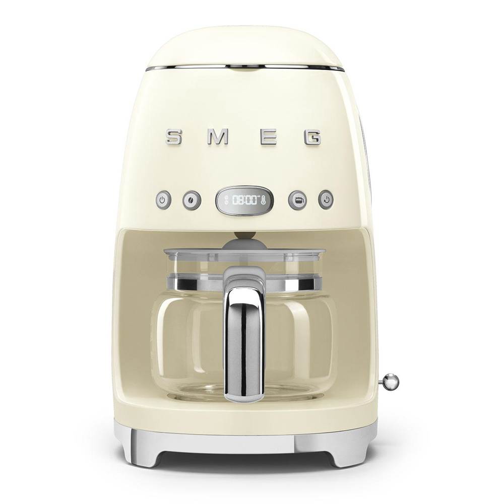 Smeg USA - 50's Retro Style 10 Cup Drip Filter Coffee Machine - Cream
